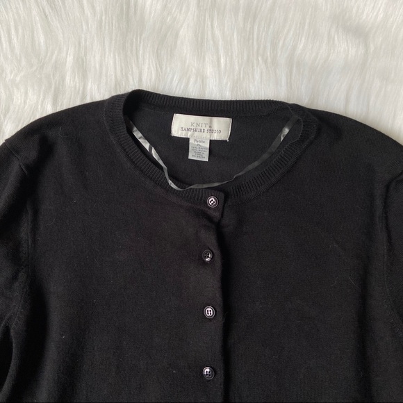 Knit by Hampshire Studio Short Sleeve Cardigan - Picture 2 of 6